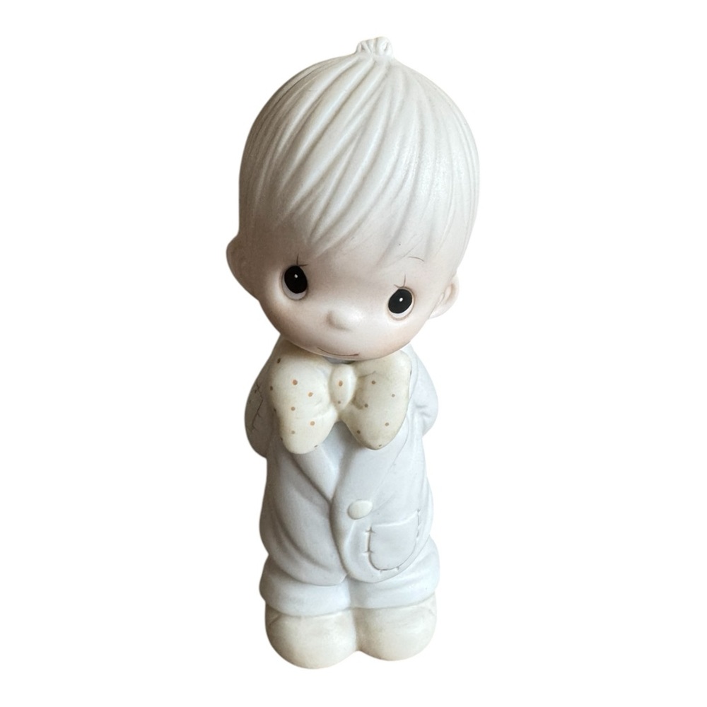 🤵🏼‍♂️ Precious Moments "Groom" Figurine by Samuel J. Butcher 1983 Collectible